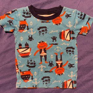 🔥6/$10🔥 Carter's Baby Boy T-Shirt, 12 Months, Pirates